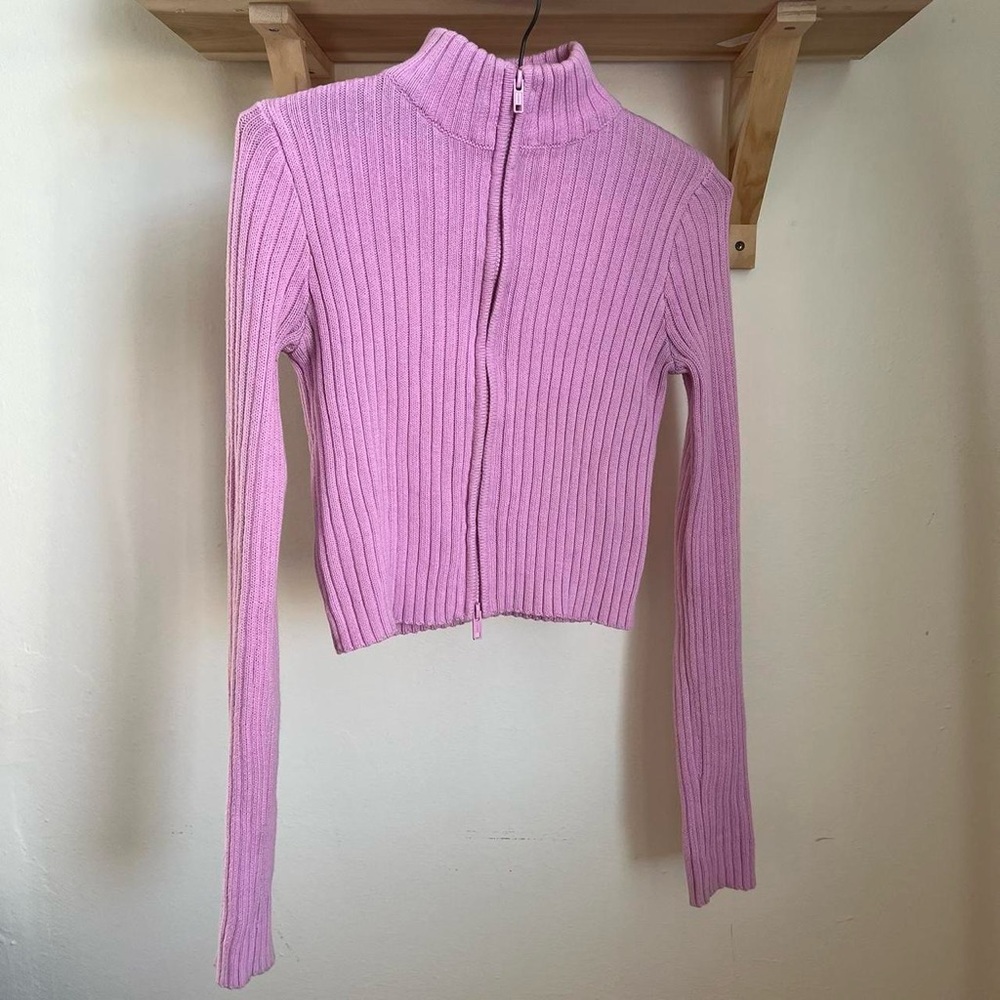 Brandy Melville Zip Up Sweater